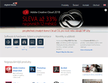 Tablet Screenshot of digitalmedia.cz